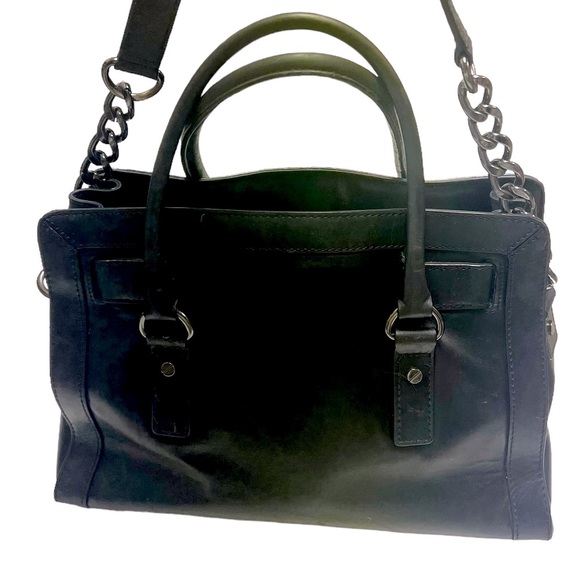 - Michael Kors Hamilton satchel with optional chain and leather strap lock/ key - Picture 11 of 16